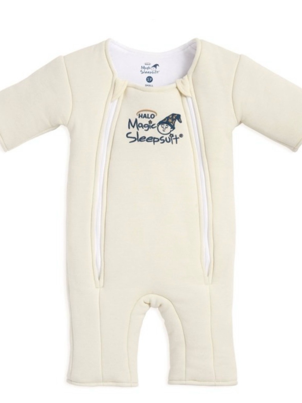 Halo Magic Sleepsuit Cream Baby One-Piece Footed Sleepsuit